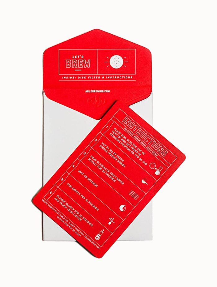 Able Brewing Disk - Instructions