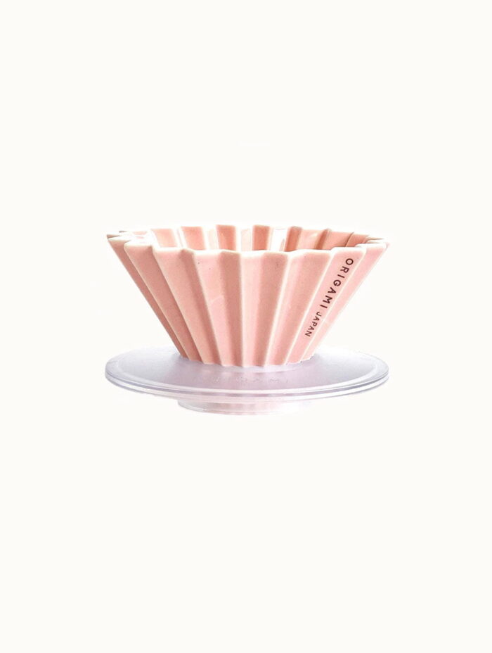 Pink Origami Dripper With AS Holder