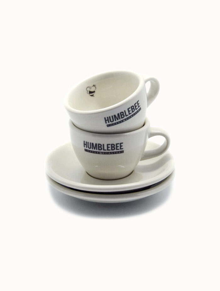 Humblebee Coffee 6oz Diner Cup + Saucer